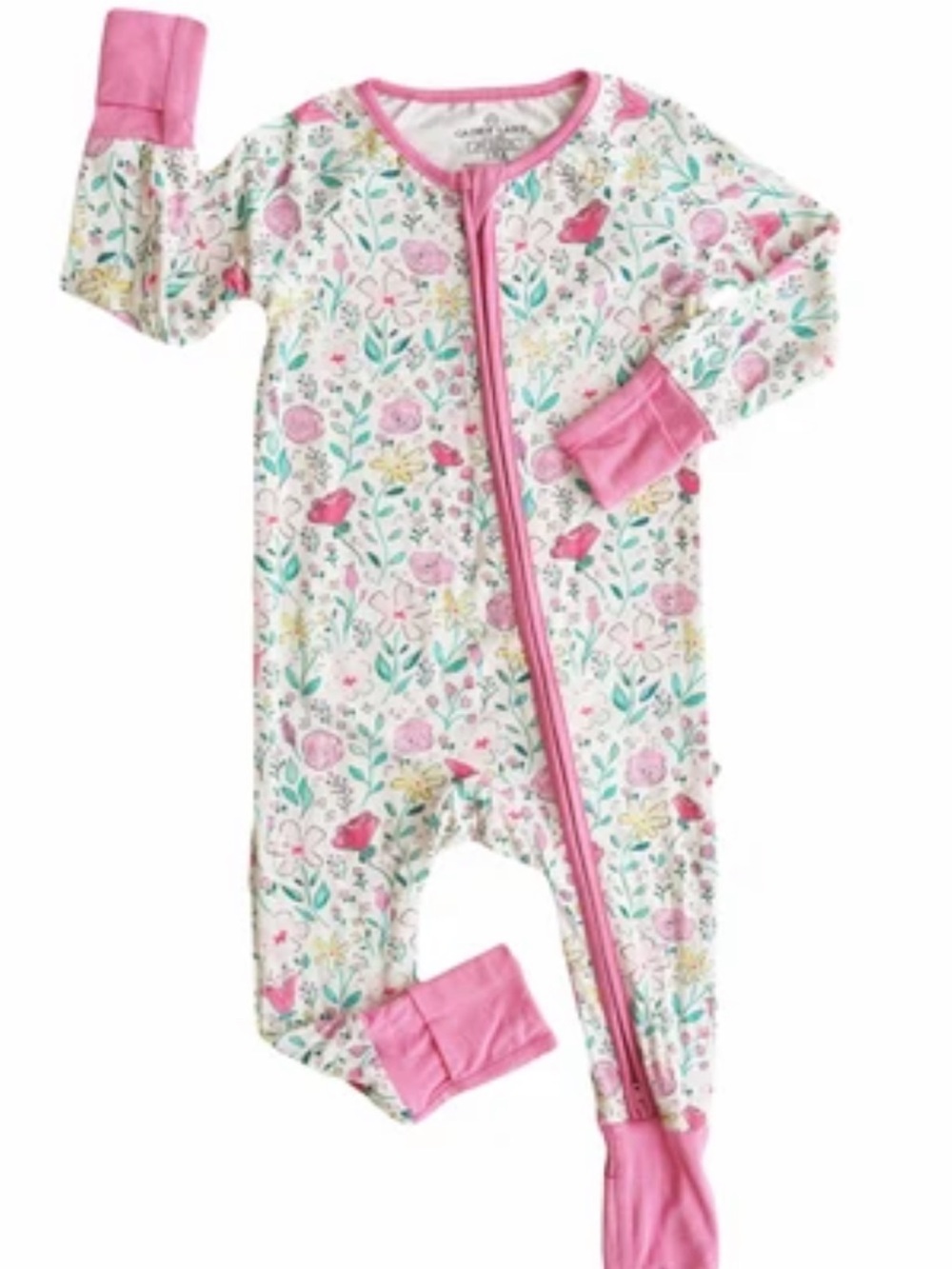 Caden Lane Paris Petals Floral One Piece 12-18 Months